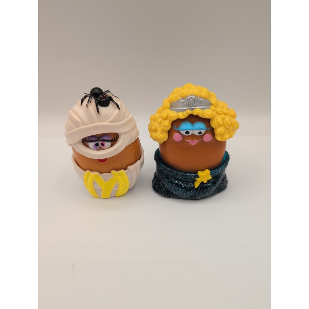 McNugget Buddies McDonald's 1992 Halloween Mummy & Frankenstein Happy Meal Toys